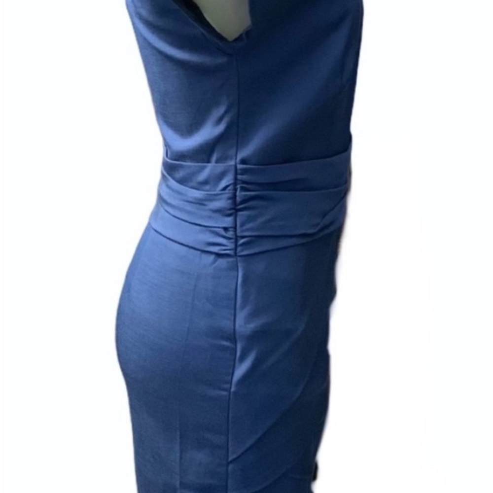 Reiss Blue Shaloh Dress Size 6 - Picture 7 of 14